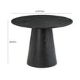 thumbnail image 2 of Sahara Black Oak Round Dining Table, 2 of 7