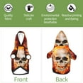 thumbnail image 5 of Goofa Satanic Skull Pattern Small Dog Sweater Hoodies Pet Grey Hooded Soft Fleece Sweatshirts with Pocket Fall Winter Puppy Cat Sweaters Warm Clothes-XX-Large, 5 of 8