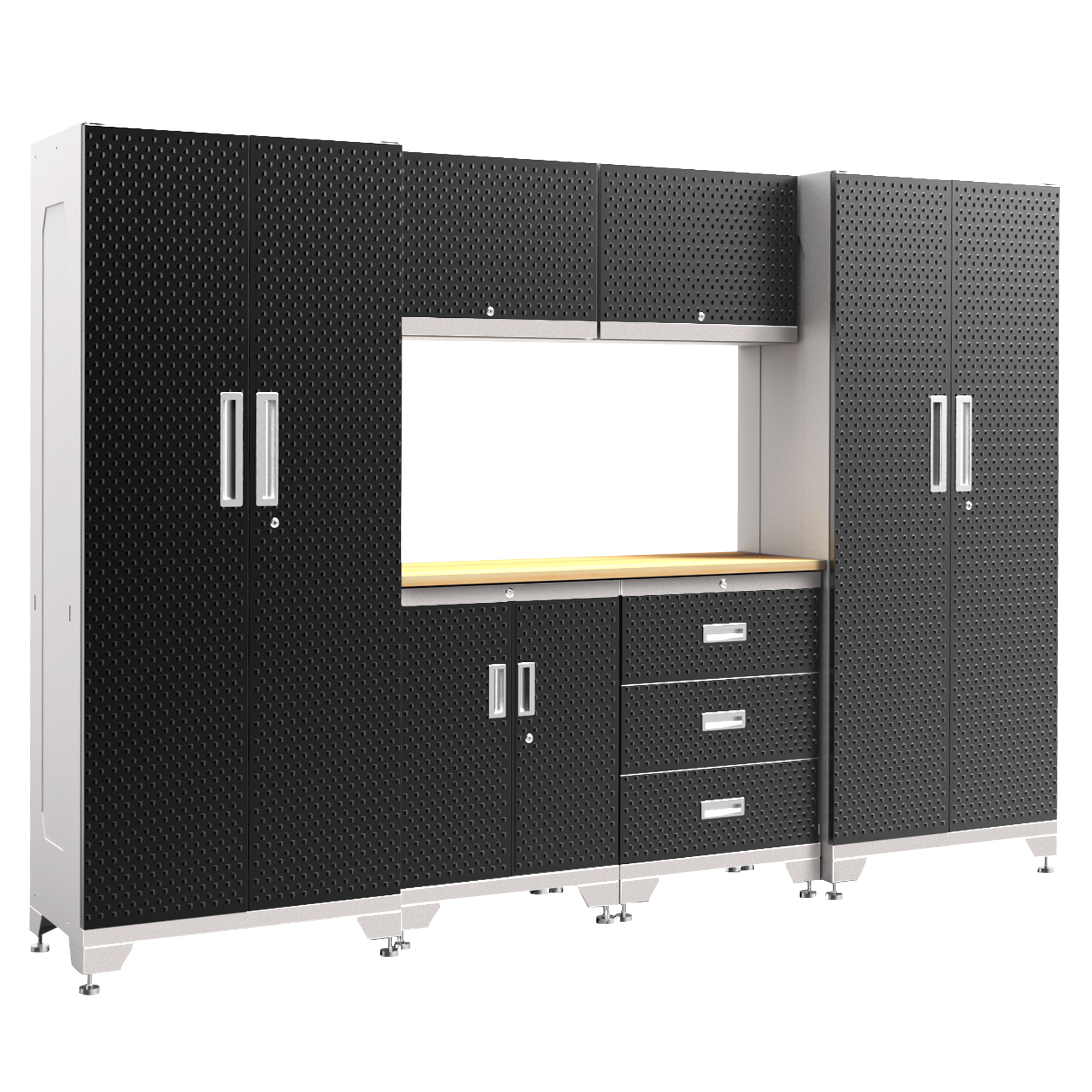 FRONTIER Garage Storage System, 107.5inch W x 72.5inch H x 18inch D