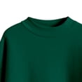 thumbnail image 5 of FASHOFT Crew Neck Sweatshirt For Women Oversized Long Sleeve Solid Comfy Pullover Basic Hoodie Fall Outfits Green S, 5 of 6