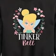 thumbnail image 3 of Tinker Bell - Tinker Bell Floral - Toddler And Youth Crewneck Fleece Sweatshirt, 3 of 5