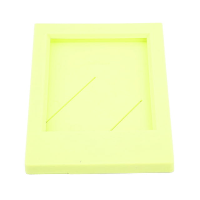 Photo Frame, Decorative ABS PP Rectangle Stand Photo Frame Classical Reusable For Bedroom Yellow
