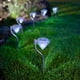 thumbnail image 5 of 4 luces solares para el jardín de diamantes acero inoxidable LED Decoración de jardín Abanopi 4pcs, 5 of 7