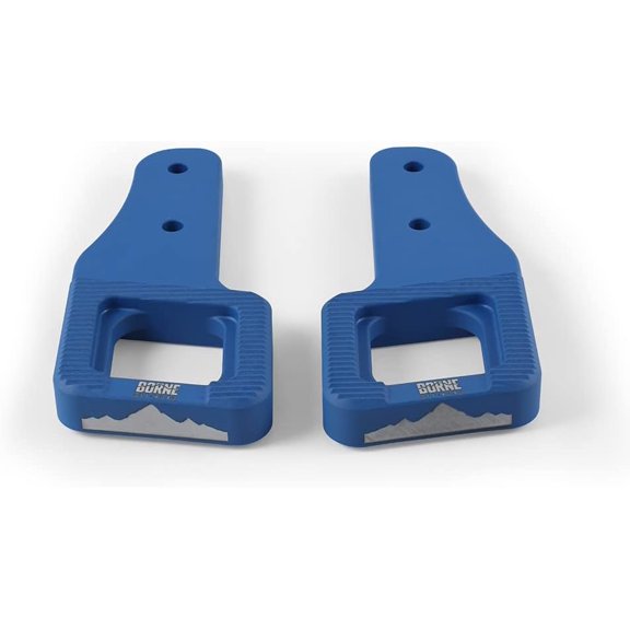 Pre-Owned Borne Off-Road Billet Tow Hooks compatible with Ford Raptor 2017+ Micro-Wrinkle Blue