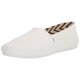 thumbnail image 1 of Alpargata para mujer TOMS blanca de algodón reciclado sin cordones, 1 of 6