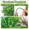 thumbnail image 4 of Yastouay 10Pcs Fake Plants,Realistic Artificial Greenery for Outdoors,UV Resistant Artificial Ferns for Outdoors Front Porch Decor, 4 of 10