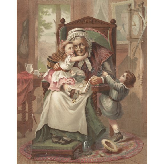 Print: The Old Arm Chair