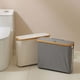 thumbnail image 3 of Billuyoard Almacene 12 rollos de pañuelos con facilidad en una cesta de almacenamiento de gran capacidad, cesta para la ropa sucia Almacenamiento y organización del hogar gris, 3 of 6