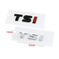thumbnail image 4 of 3D ABS Chrome Black Logo TSI Emblem Letters Car Trunk Badge For TSI Sticker Accessories, 4 of 7