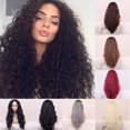 thumbnail image 1 of XWSHYW Pelucas Peluca para Mujer con Pelo Largo y Rizado, Peluca de Fibra Sintética de Moda, 70Cm, 1 of 5