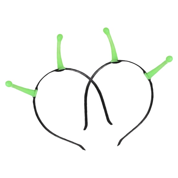 DEEPCRAFF Comfortable Green Plastic Alien Headband for Playing and Costume Accessories
