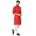 thumbnail image 4 of Mens Designer Pure Cotton Light Weight Handmade Indian Kurta Pyjama Ethnic Wear, 4 of 4
