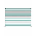 thumbnail image 6 of Sun Shade Sail 8'x10' Teal Grey Stripes Rectangle Sun Shade Sails Canopy Waterproof Contrast Striped Outdoor Sunshades Sand UV Block Cover Shades Cloth for Patio Backyard Garden Deck Porch Lawn, 6 of 9