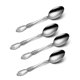 thumbnail image 2 of Oneida Wordsworth Everyday Cubiertos Cucharas para Cena Acero Inoxidable 18/0 Juego de 4 Plata, 2 of 3