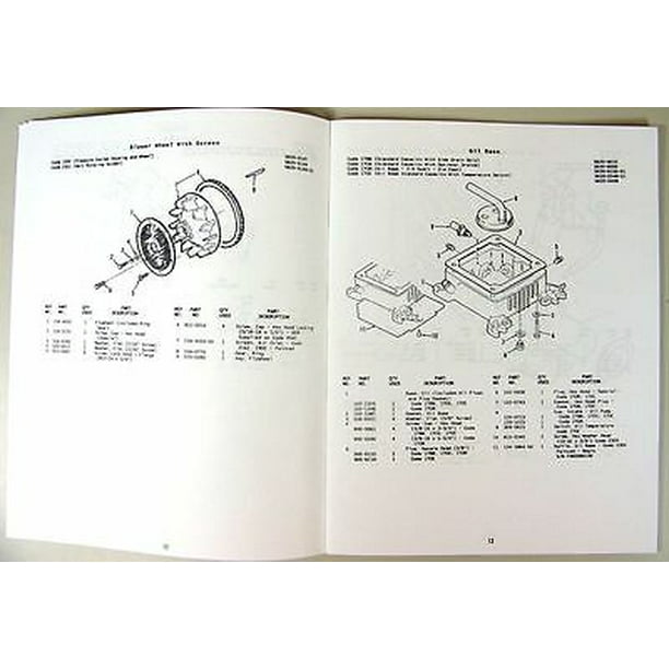 Lot Miller Bobcat 225 225G Welder Generator Onan Engine Service Parts Manual  - Walmart.com