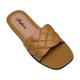 thumbnail image 1 of Sandalias deslizantes para mujer, sandalias planas, calzado elegante de verano, zapatillas de cuero suave, diapositivas de moda para ir de compras y 40 41, 1 of 10