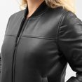 thumbnail image 6 of First Manufacturing WBL1006NZ-L-BLK Dani Fashion Leather Jacket for Women, Black - Large, 6 of 7