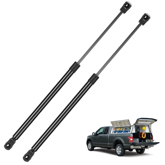 BDFHYK C16-04270 17 inch 45Lbs/200N Gas Strut Lift Support for Truck Topper Rear Window leer Trucks Cap a Truck Tailgate Assist Hood and Lift Storage lid, Set of 2