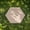 Beige, variant on SHJHENG Hexagon Plastic Imitation Stepping Slab Airy Decorative Walkway Paver For Garden Grass Yard Route