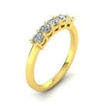 thumbnail image 3 of 1/2ctw Diamond Five Stone Band in 10k Yellow Gold, 3 of 5