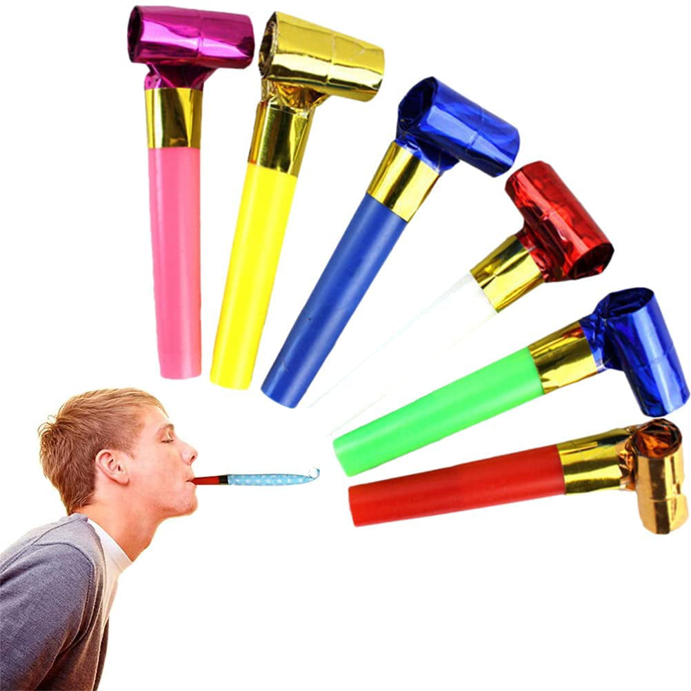 Party Blower Musical Blow Outs Party Blowouts Whistles Party Blowouts Party Horns Noisemakers Fun Party Favors Kids Favors Birthday Gifts for Christmas New Year other Celebrations 