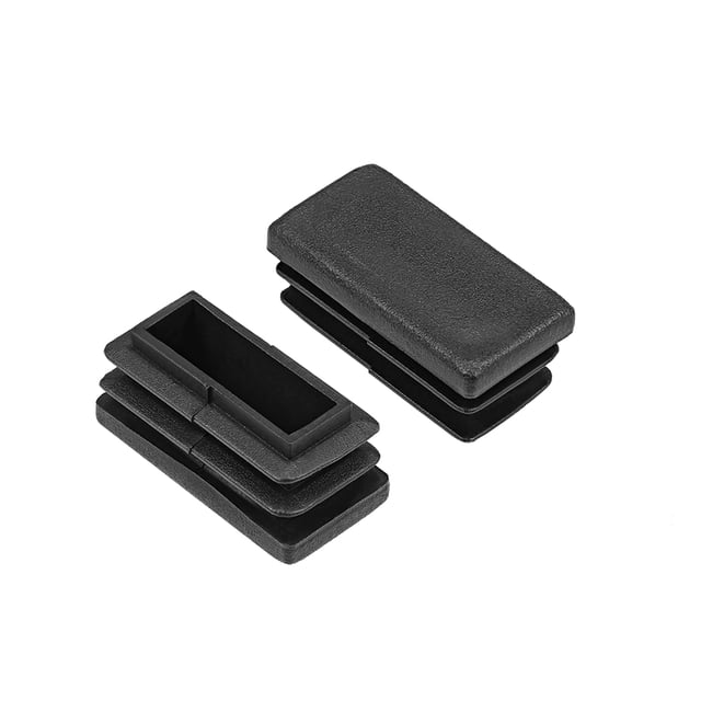 Tapas de extremo de plástico, 30mm x 15mm Rectangulares para patas de muebles, 50 piezas