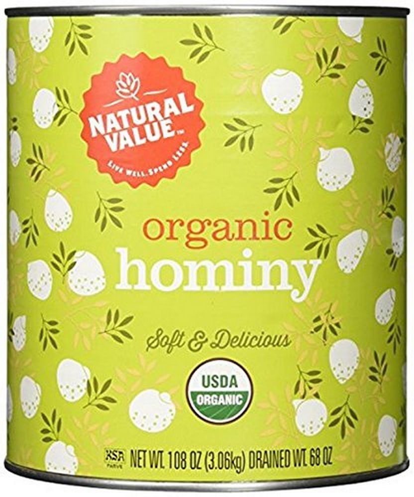 Natural Value Organic Hominy, 108 Oz Walmart Canada