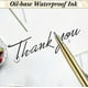 thumbnail image 3 of 12-Pack Metallic Ballpoint Pens, Gold Finish, Black Ink, Medium 1mm Point, Retractable Design for Everyday Use, 3 of 5