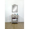 thumbnail image 4 of InFurniture WK8430-G-AP TOP 30 in. Rustic Solid Fir Single Sink Vanity in Grey Driftwood With Arctic Pearl Quartz Marble Top-No Faucet, 4 of 7