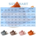 thumbnail image 3 of Pantoufles d'Hiver pour Hommes et Femmes, Doublure en Molleton Chaude et Mousse à Mémoire, Chaussures d'Intérieur Assorties et Confortables pour Couples, Famille et Cadeaux des Fêtes Coffee 36, 3 of 5