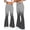 A02, variant on Women's Leggings with Pockets Plus Size Casual Loose Print Flare Wide Leg Yoga Trousers