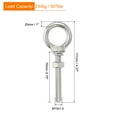 M10x70 3/8"x2.75" Stainless Steel Eye Bolts Threaded Screw Eyebolt
