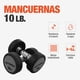 thumbnail image 3 of Mancuernas Redondas Altera Altera PAR-MBN De Acero Y Forro de Neopreno 10 Lb 2 Pz, 3 of 6