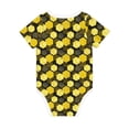 thumbnail image 2 of Rocae Geometric Pattern with Bee for Baby Climbing Clothes Soft Baby Romper for Active Infants Comfortable and Breathable Crawling Jumpsuit Unisex Baby Outfit 6 Months, 2 of 8