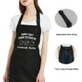 thumbnail image 6 of Funny Waterdrop Resistant Aprons for Women with 2 Pockets, Adjustable Bib Chef Kitchen Apron for Cooking Baking, 6 of 6