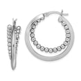 thumbnail image 1 of Boucles d'Oreilles Rondes en Argent 925 Perlé, 1 of 6
