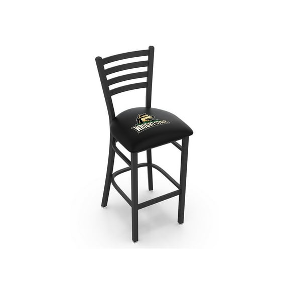 Holland Bar Stool L00425WrtStU 25 in. Wright State Counter Stool with Raiders Logo