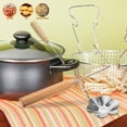 thumbnail image 4 of RENACLIPY Stainless Steel Bunuelos Mold with Handle Non-Stick Kitchen Tool for Home Silver, 4 of 6