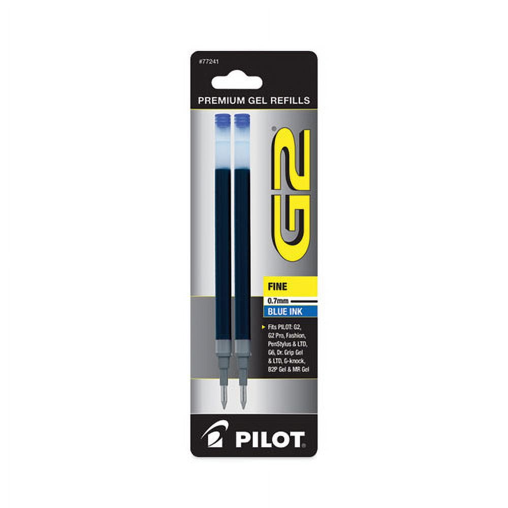 "Refill For Pilot B2p, Dr Grip, G2, G6, Mr Metropolitan, Precise Begreen And Q7 Gel Pens, Fine Tip, Blue Ink, 2/pack | Bundle of 10 Packs"