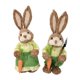 thumbnail image 4 of de Adornos de Conejo de Pascua, Artesanías de Decoración Artística, Estatuas de Conejos de Jardinero, Esculturas de Zanahorias para El Hogar, Escritor perfecl Conejo de Pascua de paja, 4 of 7