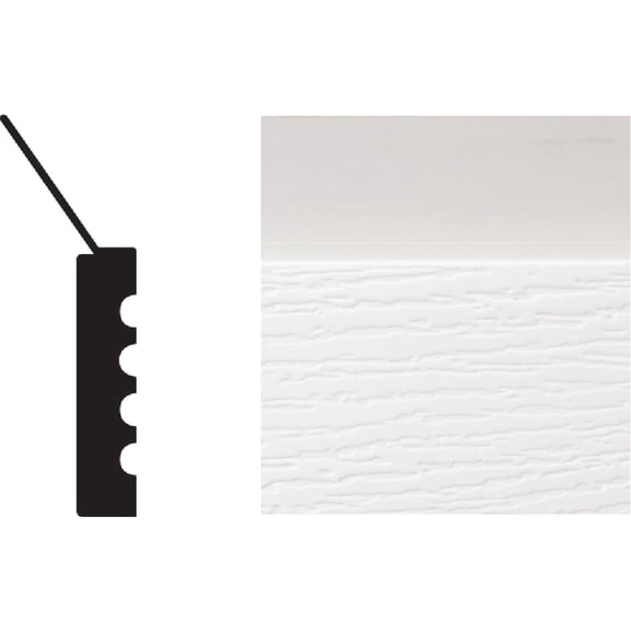 Gossen Jambseal Door Weatherstrip - White, 9' Length, 3/8" X 2" - 1 Piece