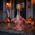 thumbnail image 6 of Halloween Nurse Goose Outfit for 23 Inch Lawn Goose Statue, Spooky Porch Goose Costume, Fabric Dress for Yard, Lawn, Garden and Patio Decor, 6 of 8