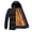 Yellow, variant on Brondbend Coat for Men Men’s Jacket Hooded Long Sleeved Zipper Pocket Outerwear Solid Color Casual Jacket Loose Fit Vacation Tops Gray