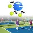 thumbnail image 6 of yotijay Pickleball Pickleball Rebounder with Pickleball Ball Portable Pickleball with 3 Green Balls, 6 of 9