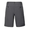 thumbnail image 3 of Zusmen Men's Classic Fishing Golf Short, Men Flat Front Shorts,Slim Multi Pocket Stretch(Dark Grey 32), 3 of 5