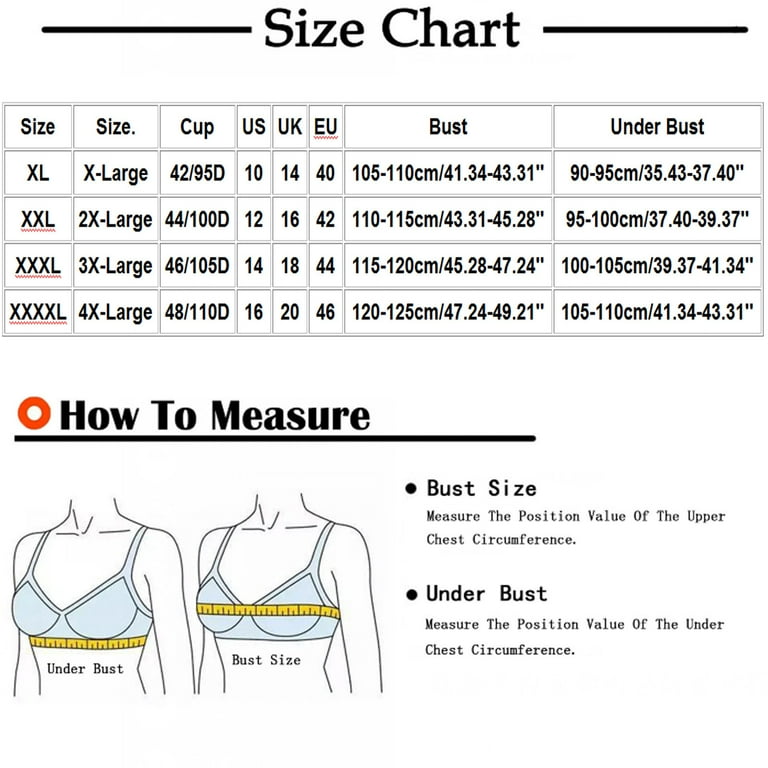 loopsun Summer Savings Clearance 2023! for Womens Plus Size Bra,Woman's  Solid Color Comfortable Hollow Out Perspective Bra Underwear No Rims