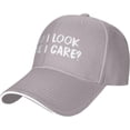 thumbnail image 1 of Do I Look Like I Care Hat Classic Low Profile Baseball Cap Adjustable Golf Dad Hats, 1 of 8