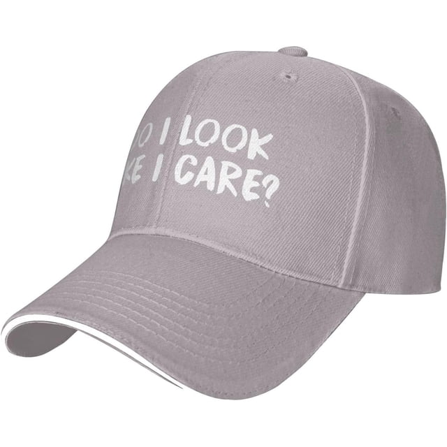 Do I Look Like I Care Hat Classic Low Profile Baseball Cap Adjustable Golf Dad Hats