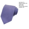 thumbnail image 4 of CSChome Men Business Tie Lightweight Multipurpose Adjustable Men Business Tie Different Patterns Plaid Print Decorative Gentleman Wedding Daily Wear, 4 of 7