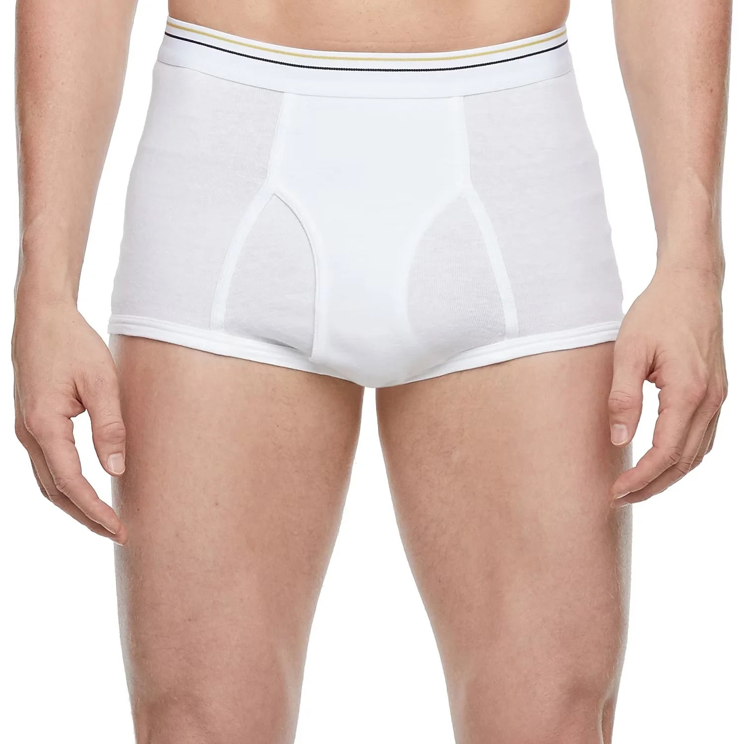 Stafford 6 Pack Cotton Full-Cut Briefs White (38)